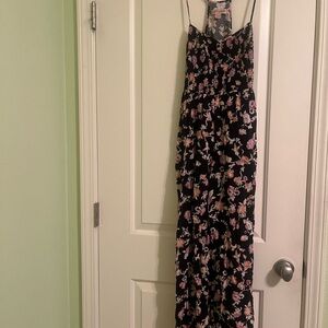 Band of gypsies Chic Floral Spaghetti Strap jumpsuit